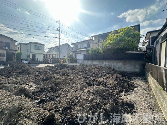 茅ヶ崎市甘沼　売地　全4区画の外観|4月24日撮影　造成工事中　現地外観