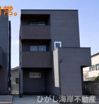 鎌倉市材木座3丁目　新築戸建　全２棟の外観パース|イメージパスですので実際のものと多少異なります　
