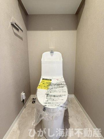 湘南平塚スカイマンションのトイレ|新規リフォーム完了！　洗浄機能付きお手洗い