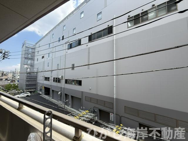 ヒューニティ茅ヶ崎の展望|5月14日撮影　新規リフォーム中　バルコニーからの眺望