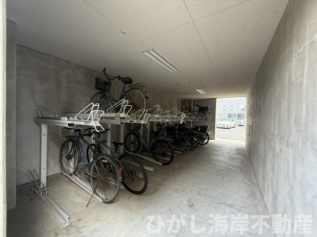 ヒューニティ茅ヶ崎の駐輪場|敷地内駐輪場