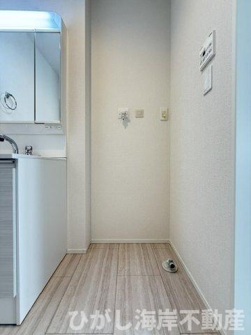 中郡大磯町国府本郷　新築戸建　のランドリースペース|洗濯機置場