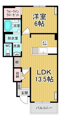 【間取り】 | ファースト・スター | カップルさんにオススメのお部屋です♪