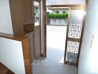 ハイライフ高陽　借家Ｃの玄関
