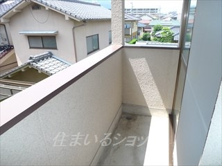 ハイライフ高陽　借家Ｃのバルコニー