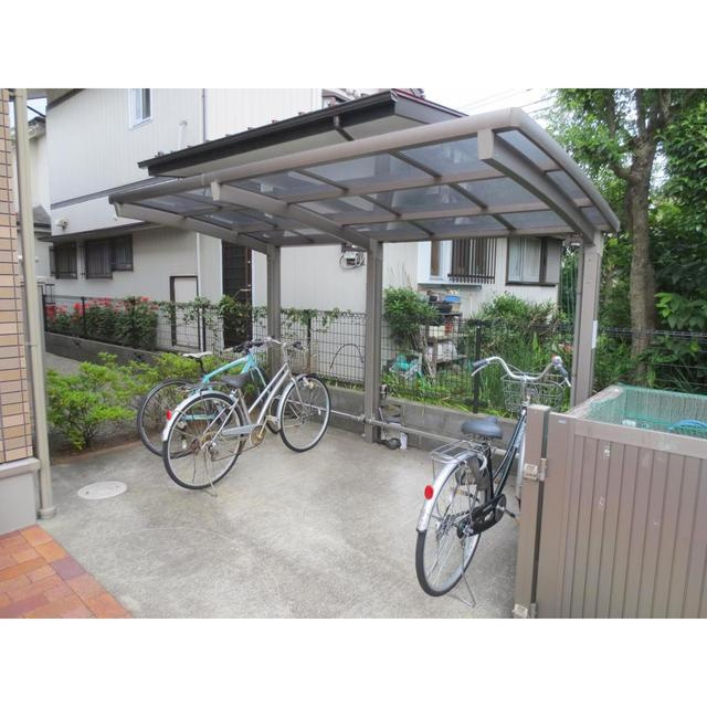 ミニヨンのその他共用部分|屋根付きの自転車駐輪場