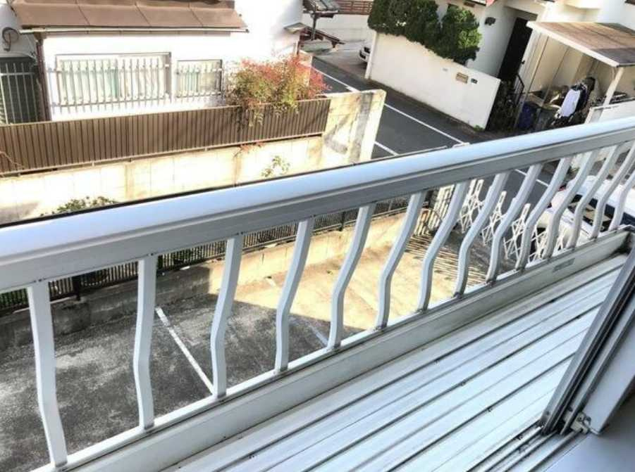 ジョイ深沢　敷金0　礼金0　室内洗濯機置場　最上階のバルコニー