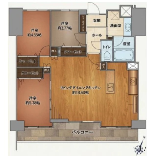 ★仲介手数料無料★朝日白金台マンション（新規フルリノベーション済み・即入居可能）