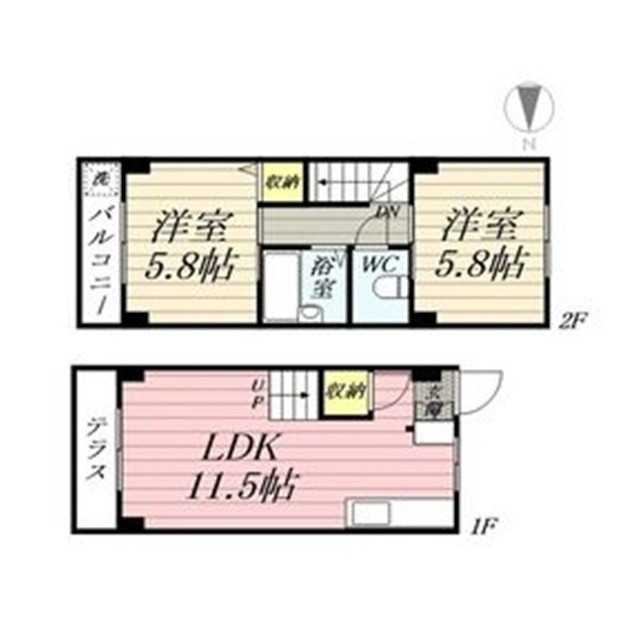 リッツコートの間取り