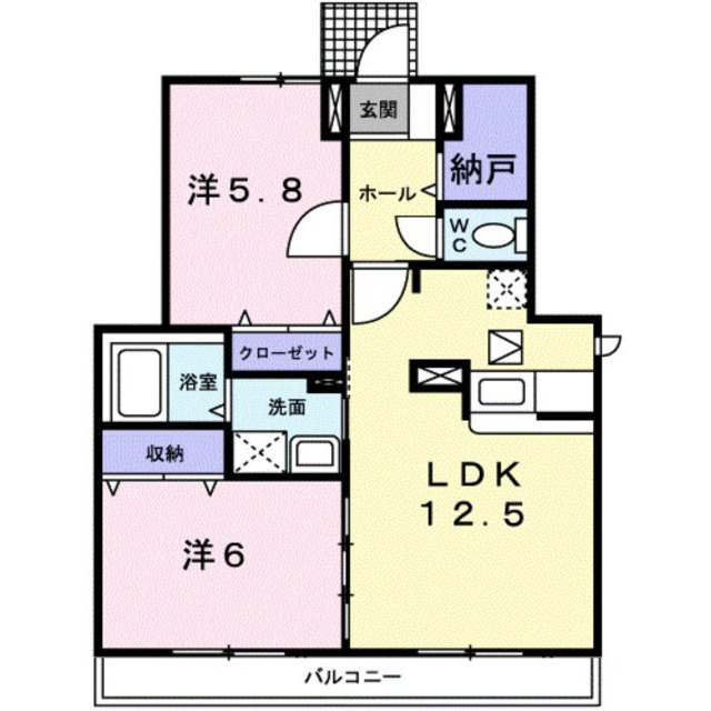 エトワール・Fの間取り