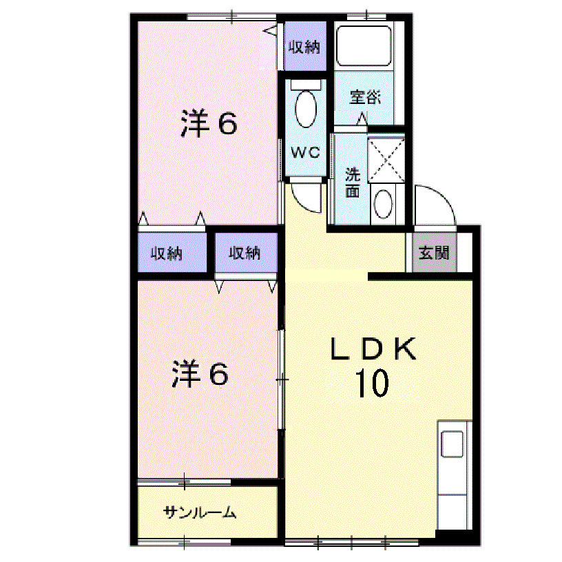 メゾンアルファＤの間取り