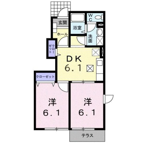 サイモンＳＥＶＥＮ　Ａの間取り
