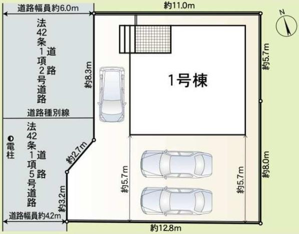 和歌山市木ノ本第10-1号棟　新築戸建の区画図