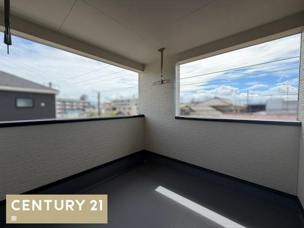 和歌山市有本第3-1号棟　新築戸建のバルコニー