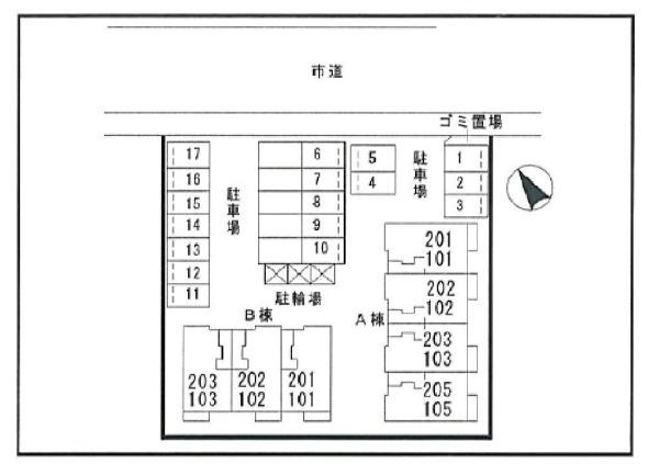 【駐車場】 | ウエストサンＡ