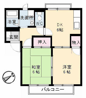 【間取り】 | ローズ　ササキ