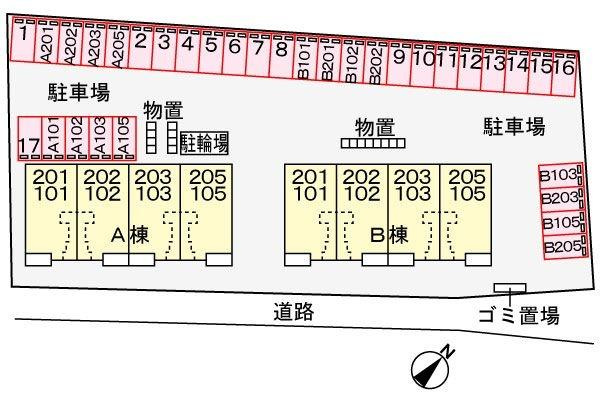 【駐車場】 | アビニヨン．Ｍ　Ｂ