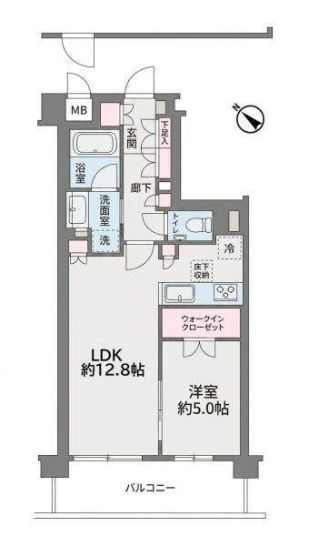 エクセレントシティ西千葉2の間取り