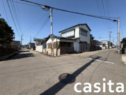 【建築条件なし】大仙市若竹町の解体更地渡し 27.96坪 小規模店舗や住宅用地・駐車場用地 区画の整った住宅街の角地物件の画像
