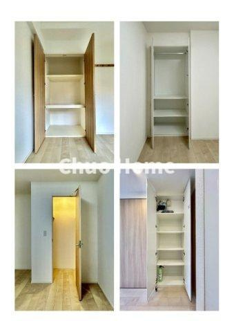 ガーデンレジデンスお花茶屋の収納|居室にはクローゼットを完備し、自由度の高い家具の配置が叶うシンプルな空間です。お子様の成長と必要になる子供部屋を与えるにはぴったりの間取りですね。