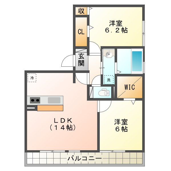 サニープレイス塩屋台の間取り|おふろ広々１坪タイプですよ(#^.^#)