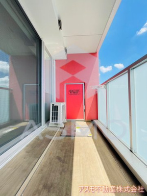 【バルコニー】 | ストラータ | 同マンション別部屋　参考写真