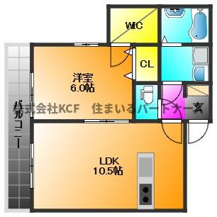 チャームビラⅡの間取り