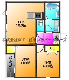 レガリア西町の間取り