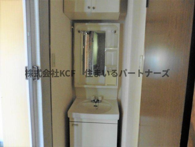 フェニックス久留米の洗面所|広い洗面スペース