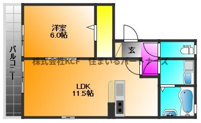 カトレアコートの間取り