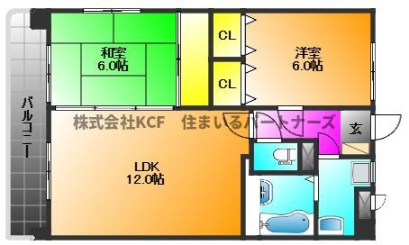 コンフォーレの間取り
