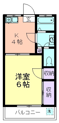 第五嶋田ハイツの間取り