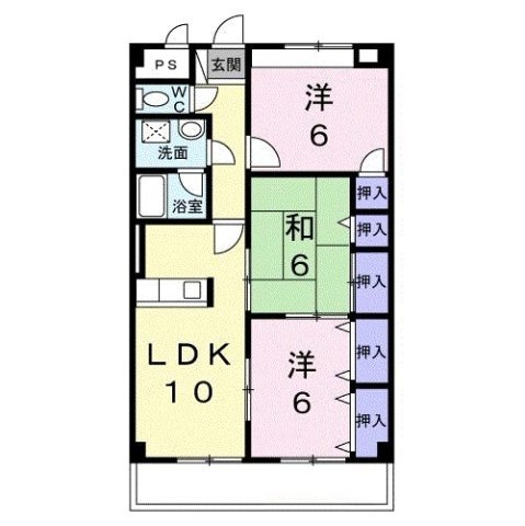 ボンヌールの間取り