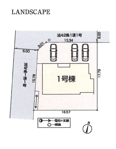 新築戸建　鳩山町今宿552-1（大型平屋住宅　全1棟）の区画図