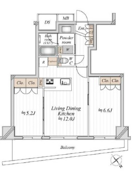 【間取り】 | パークホームズ武蔵小山