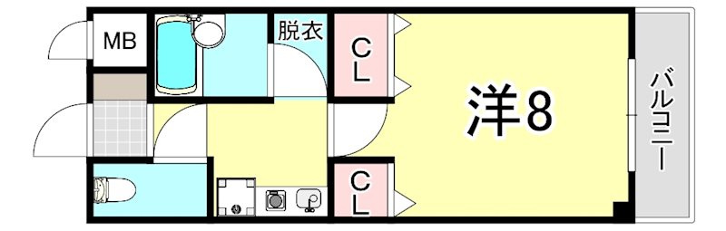 オ・ボワクレールの間取り