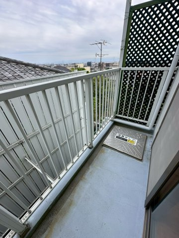 セレブ岡本のバルコニー