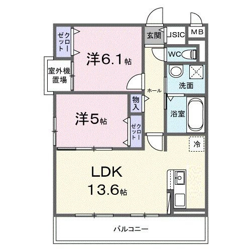 ヴィオラ住吉ノ杜の間取り