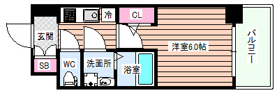 【間取り】 | エスリード新大阪ザ・プレミアWEST