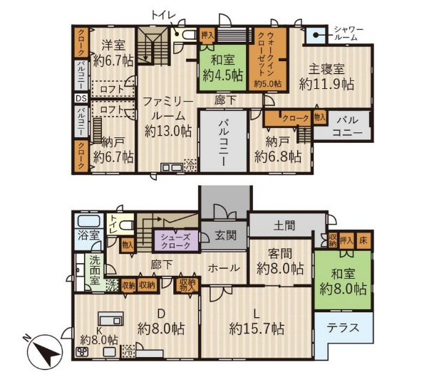大阪市西淀川区佃1丁目の間取り