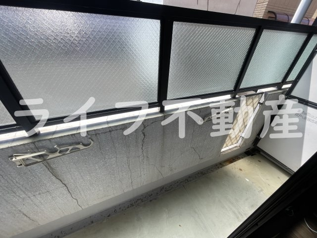 エイチツーオー小阪のバルコニー|バルコニー付きです