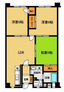 【間取り】 | サンコーポタカキ
