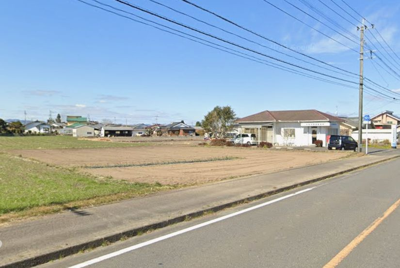 都城市大岩田町の売地の外観