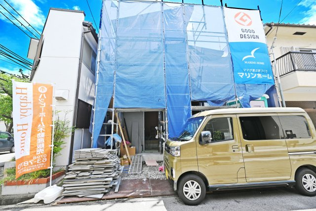 マドレコート常光寺1丁目新築一戸建て｜4LDK＋駐車1台可の外観|限定1区画、現在順調に建築中です。詳しくはお気軽にお問い合わせ下さい。