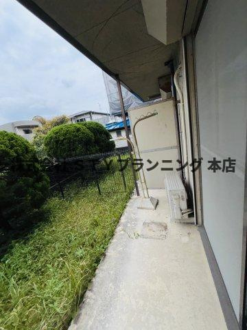 仲介手数料0円！コーポ社台のバルコニー