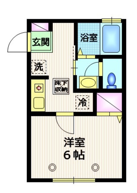 クリオ旗の台の間取り