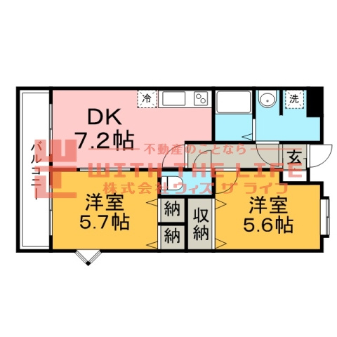 ヴィラ壱番館【キャッシュバック対象物件】の間取り