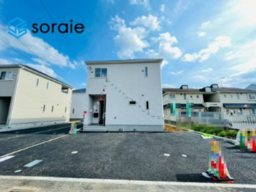 飯能市双柳第40　新築戸建　1号棟　クレイドルガーデンの外観|4/25　撮影