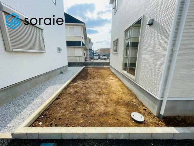 飯能市双柳第40　新築戸建　1号棟　クレイドルガーデンの庭|4/25　撮影