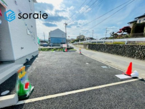 飯能市双柳第40　新築戸建　1号棟　クレイドルガーデンの駐車場|4/25　撮影